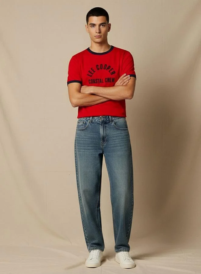 Lee Cooper Lee Cooper Men Baggy Fit Mid-Rise Jeans